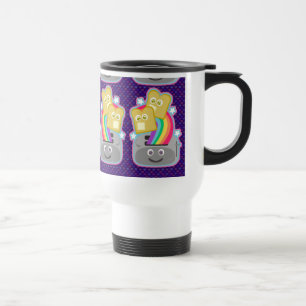 Kawaii Rainbow Toast Character Fun Breakfast Reisbeker