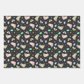 kawaii rainbow unicorn Guinee - patroon Inpakpapier Vel (Voorkant 2)