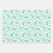kawaii rainbow unicorn Guinee - patroon Inpakpapier Vel (Voorkant)