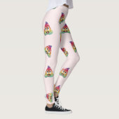 kawaii Rainbow unicorn poop emoji magical poop Leggings (Rechts)