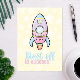 Kawaii-raket blaast weg naar een succesvolle motiv kaart