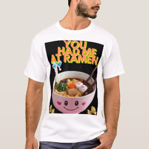 Kawaii Ramen Bowl T-Shirt – Schattige & Leuk Foodi