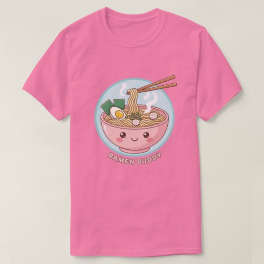 Kawaii Ramen Buddy T-shirt (Design voorkant)