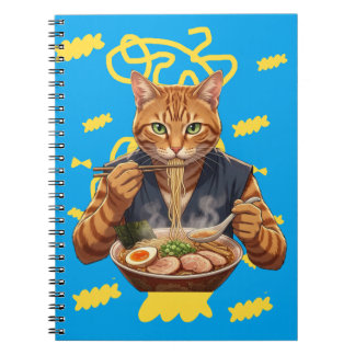 Kawaii Ramen Cat Aesthetic – Japanese Pop Art Notitieboek
