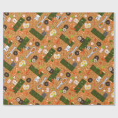 Kawaii Ramen Cats Cadeaupapier (Vlak)