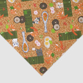 Kawaii Ramen Cats Tissuepapier (Detail)