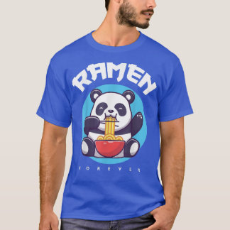 Kawaii Ramen Japanese Anime Noodles Cute Panda Noo T-shirt