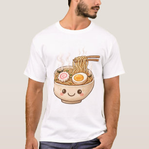 Kawaii Ramen Kom Soep Japans Eet Kunst T-shirt
