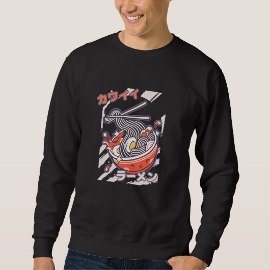 Kawaii Ramen noedels Trui (Voorkant)