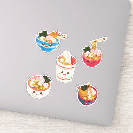 Kawaii Ramen Noodles Combo Pack Sticker