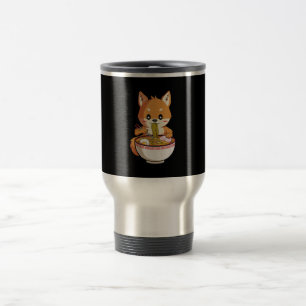 Kawaii ramen shiba inu cadeau voor noedels reisbeker