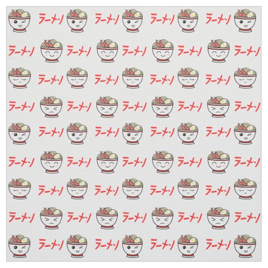 Kawaii Ramen Stof (Swatch)