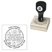 Kawaii Random Acts of Cardness Logo Stamp Rubberstempel (Gestempeld)