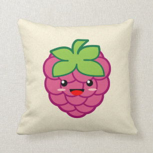 Kawaii Raspberry Kussen