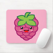 Kawaii Raspberry Muismat (Met muis)