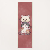 Kawaii Rats Yoga Mat (Voorkant)