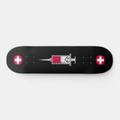 Kawaii Rave Hypo Naald Spuit Skateboard (Horizontaal)
