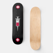 Kawaii Rave Hypo Naald Spuit Skateboard (Voorkant)