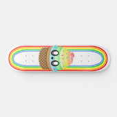 Kawaii Rave Ice Cream Cone Persoonlijk Skateboard (Horizontaal)