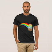 Kawaii Rave Ice Cream Cone Rainbow T-shirt (Voorkant volledig)