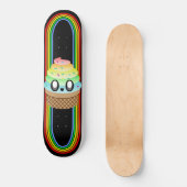 Kawaii Rave Ice Cream Cone Skateboard (Voorkant)