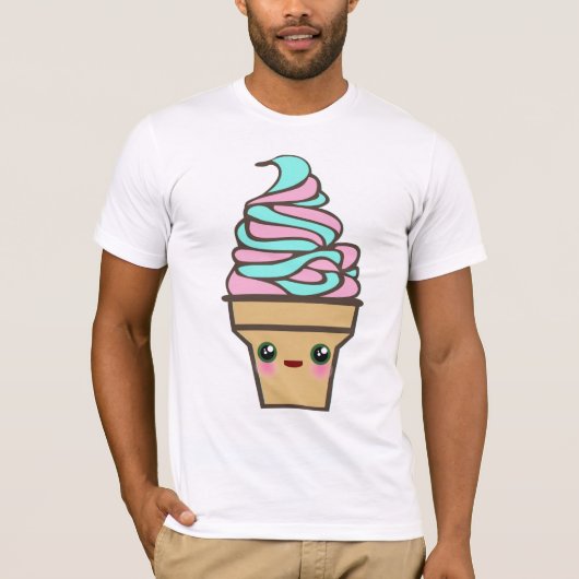 Kawaii Rave Ijsje Cone T-shirt (Voorkant)