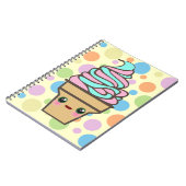 Kawaii Rave Ijsje Notitieboek (Linkerzijde)