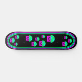 Kawaii Rave Neon paddenstoelen Persoonlijk Skateboard (Horizontaal)