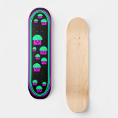 Kawaii Rave Neon paddenstoelen Persoonlijk Skateboard (Voorkant)