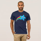 Kawaii Rave Neon Star Rainbow T-shirt (Voorkant volledig)
