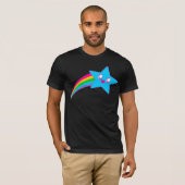 Kawaii Rave Neon Star Rainbow T-shirt (Voorkant volledig)
