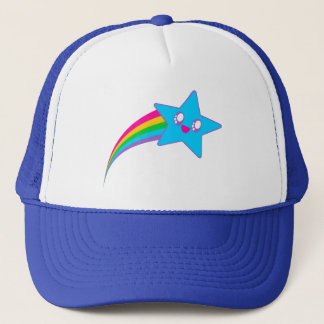 Kawaii Rave Neon Star Rainbow Trucker Pet