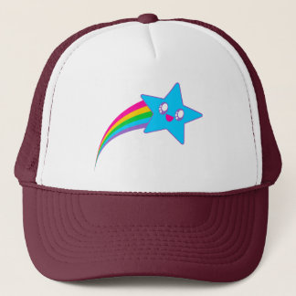 Kawaii Rave Neon Ster Regenboog Trucker Pet