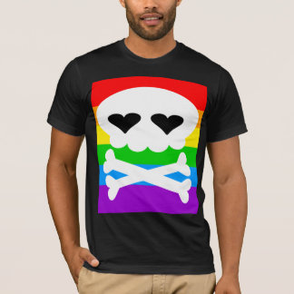 Kawaii Rave Schedel Regenboog T-shirt