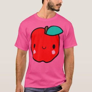 Kawaii Red Apple voor kinderen Unisex stijl jongen T-shirt
