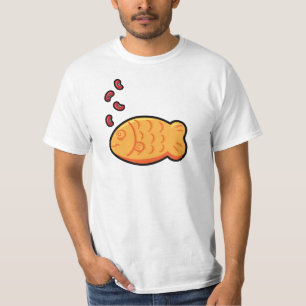 Kawaii Red Bean Taiyaki Japanse visvormige Cokke T-shirt