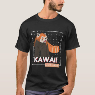 Kawaii Red Panda Otaku Kawaii Anime Japanse stijl T-shirt
