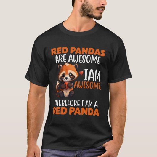 Kawaii Red Panda Red Panda T-shirt (Voorkant)