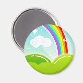 Kawaii Regenboog en Cloud Leuke Magneet (Voorkant / Achterkant)