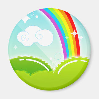 Kawaii Regenboog en Cloud Leuke Magneet