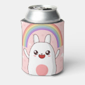 Kawaii regenboogklier blikjeskoeler (Blikje Achterkant)