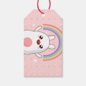 Kawaii regenboogklier cadeaulabel (Voorkant)