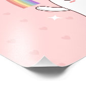 Kawaii regenboogklier foto afdruk (Hoek)