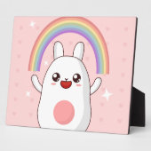 Kawaii regenboogklier fotoplaat (Zijkant)