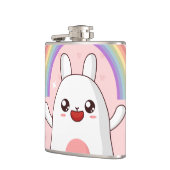 Kawaii regenboogklier heupfles (Links)