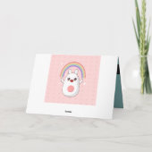 Kawaii regenboogklier kaart (Achterkant)