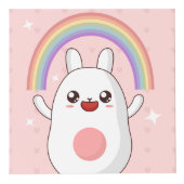 Kawaii regenboogklier kubus (Voorkant)