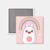 Kawaii regenboogklier magneet (Voorkant / Achterkant)