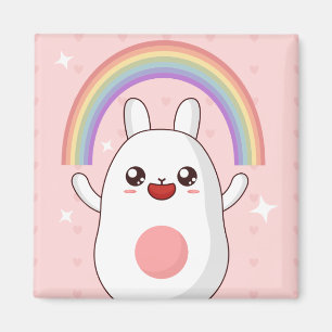 Kawaii regenboogklier magneet