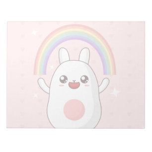 Kawaii regenboogklier notitieblok